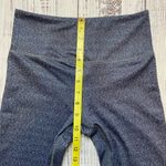 Zyia  Light N Tight Blue Melange White Mesh Stripe Leggings. Size Small. Photo 8