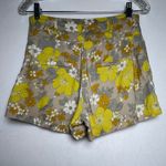 Veronica Beard  Floral Women's Linen Shorts in Floral Print Womens Size 2 Photo 2