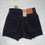 Levi's  Women's High Waisted Black Denim Shorts Photo 1