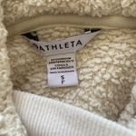 Athleta  Tugga Sherpa Thumb Holes Side Pockets Sleeve Warm Cozy Hoodie Sz S Photo 3
