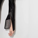 Alexander Wang NWT Crystal Cuff Tailored Stretch Jersey Long Sleeve Minidress XS Photo 1