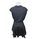 Free People NEW  Jazzy Women's Black Sleeveless Lace Ruched Mini T-shirt Dress XS Photo 1