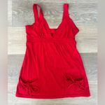 Energie Y2K Red Babydoll Cami Tank w Drawstring Pockets Photo 2