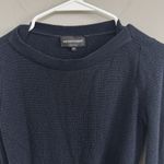 Emporio Armani  Women’s Black Sweater Size 40 Peplum Long Sleeve Photo 7