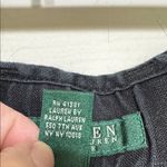 Ralph Lauren Lauren  100% Linen Black Chinos Pants Size 12 Petite Photo 8