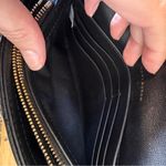 Tory Burch Black Leather Kira Quilted Crossbody Handbag Purse Gold Chain Strap Photo 13