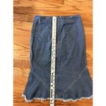 Forever 21 Y2k Denim Mini Skirt M Knee Length Flare Streetwear cowgirl Photo 3