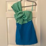 One Shoulder Colorblock Dress Size 2 Photo 1