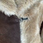 Tissavel Faux Fur Suede Jacket | Vintage | Bohemian, Fully Lined | Fits like Med Brown Photo 7