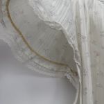 Lorraine Vintage Floral Dainty Cotton Nightgown Dress Size Large Coquette White Photo 9