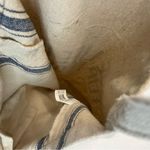 Burlap Beach Bag Live Life In Flip Flops woven tote Tan Photo 7