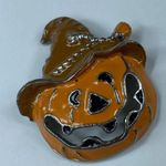 Halloween Orange Pumpkin Scarecrow Hat Jacko lantern Pin Brooch Jewelry Photo 14