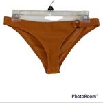 Topshop Ginger Crinkle Ring High Leg Bikini Bottoms women’s size 10 Photo 1