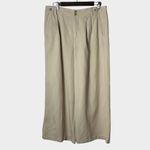 Madewell  The Petite Harlow Wide Leg Pant 12P Forgotten Landscape Khaki Beige Photo 4