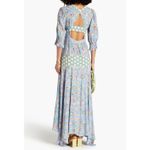 Diane Von Furstenberg  Gaines belted printed crepe de chine maxi dress Size 4 Photo 1