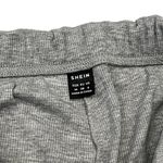 SheIn Womens M 6 Flared Leggings Ribbed Fold Over Waist Gray Photo 4