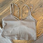 Lululemon  Align Strappy Tank & Ribbed Mini Flare Short Leggings Set Nomad NWOT Photo 10