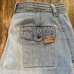 Candie's Vintage Candie’s embroidered faded denim Bermuda jean shorts Jr 11 Photo 3