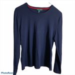 Ralph Lauren Lauren Classic Red & Blue Long Sleeve Knit Shirt Photo 6