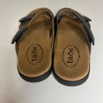 TAOS Leather Adjustable Strap Comfort Sandals Slides Women's Size 7 Black Photo 2