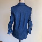 C/MEO COLLECTIVE denim button down blouse Photo 11