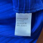 Tadashi Shoji  Tobara Pintucked Off Shoulder Ruffle Dress Electric Blue~ XS 🧡🎀 Photo 15