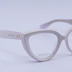Gucci  Cream Cat-Eye Glasses Photo 2