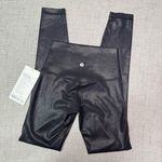 Lululemon Align High Rise Pants Leggings Shine Radiant Foil Black Size 2 NWT Photo 8