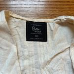 Cotton On outerwear cream cardigan with lace trim size XXS Photo 2