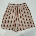 Anthropologie Striped Shorts Size M Pull-On Casual Summer Photo 0