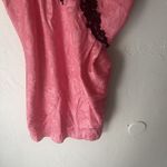Victoria's Secret  Vintage 90s‎ Medium Pink Satin Lace Floral Coquette Sleepwear Photo 2
