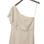 Marchesa Notte Cosenza Gown Women’s Size 10 Chiffon One Shoulder Flawed Photo 3