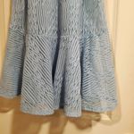Jordan Taylor  Sleeveless Sheer Dress Swim Coverup Blue Racerback Small Photo 6