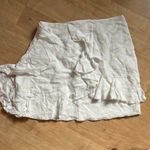 Tularosa  Hannah Ruffle Mini Skirt 100% Cotton Revolve size L Photo 2