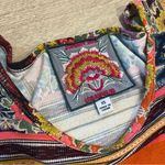 Johnny Was  Allie Flower Mixed Print Swing Dress Multi Bamboo Patchwork Size XS Photo 1