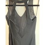 Theia Evening Gown Maxi black sleeveless size 8 Photo 3