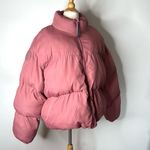 Fabletics  Cherry Mocha Wander Cropped Puffer Jacket Photo 2
