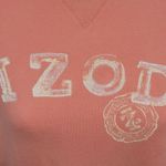 IZOD coral graphic logo sweatshirt size xs Photo 1