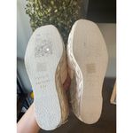 Vince Gilian Woven Leather Espadrille Wedge Sandals White Womens Size 6.5 Photo 8