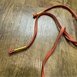 Mosmann Australia One Piece Swimsuit Sz Medium Shimmer Orange Deep Vneck Photo 8