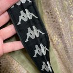 Kappa  Olive Green 222 Banda Stele Rhinestone Leggings, L NWT Photo 5