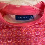 Cabana Life Women's Pink Tile Rashguard Swim Shirt Size S Swim Summer Photo 2
