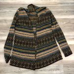 Ruff Hewn boho style wool blend cardigan, pit to pit measurement is 19, length is 26, oversized petite small Photo 0