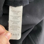 Alo Yoga Capri Leggings Cropped Faux Leather Side Mesh Illusion Black Size Small Photo 10