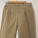 Vince Pleated Tapered Leg Khaki Dress Pants Womens 4 Trousers Tan Preppy Fall Photo 5