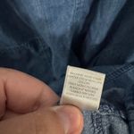 Christopher & Banks  Blue Jean Jumper Sleeveless Dress Women's Size Large Cotton Photo 6