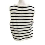 Abercrombie & Fitch Abercrombie Fitch Nautical Stripe Knit Sweater Vest Button Front Preppy size XXL Photo 4
