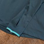 Nike Pro Dri-Fit Women's Quarter Zip Size Small Navy Blue Logo Swoosh Fitted Photo 3