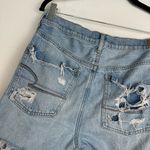 American Eagle  Womens 90s Straight Pride Jeans Sz 10 Distressed Light Wash Photo 9