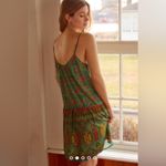 Anthropologie | Tiny Sloane Slip Dress Teal Multi | S Photo 3